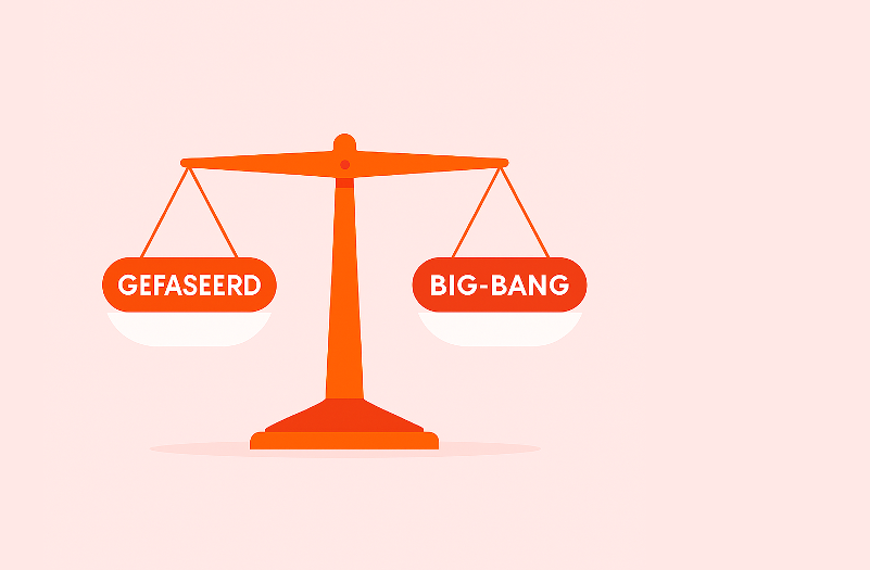 Aanpak rebranding: gefaseerd of big bang